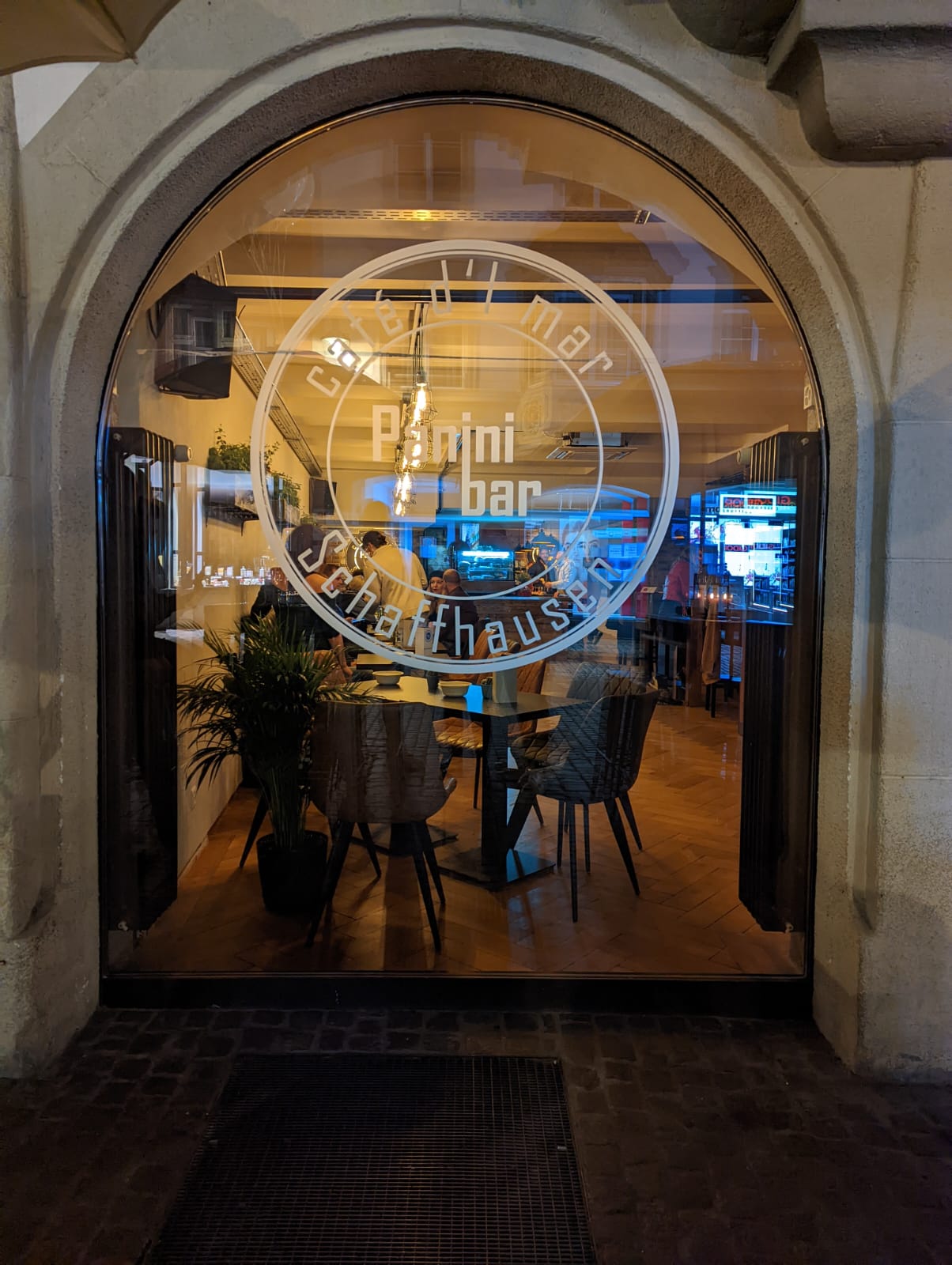 Schaufenster abends